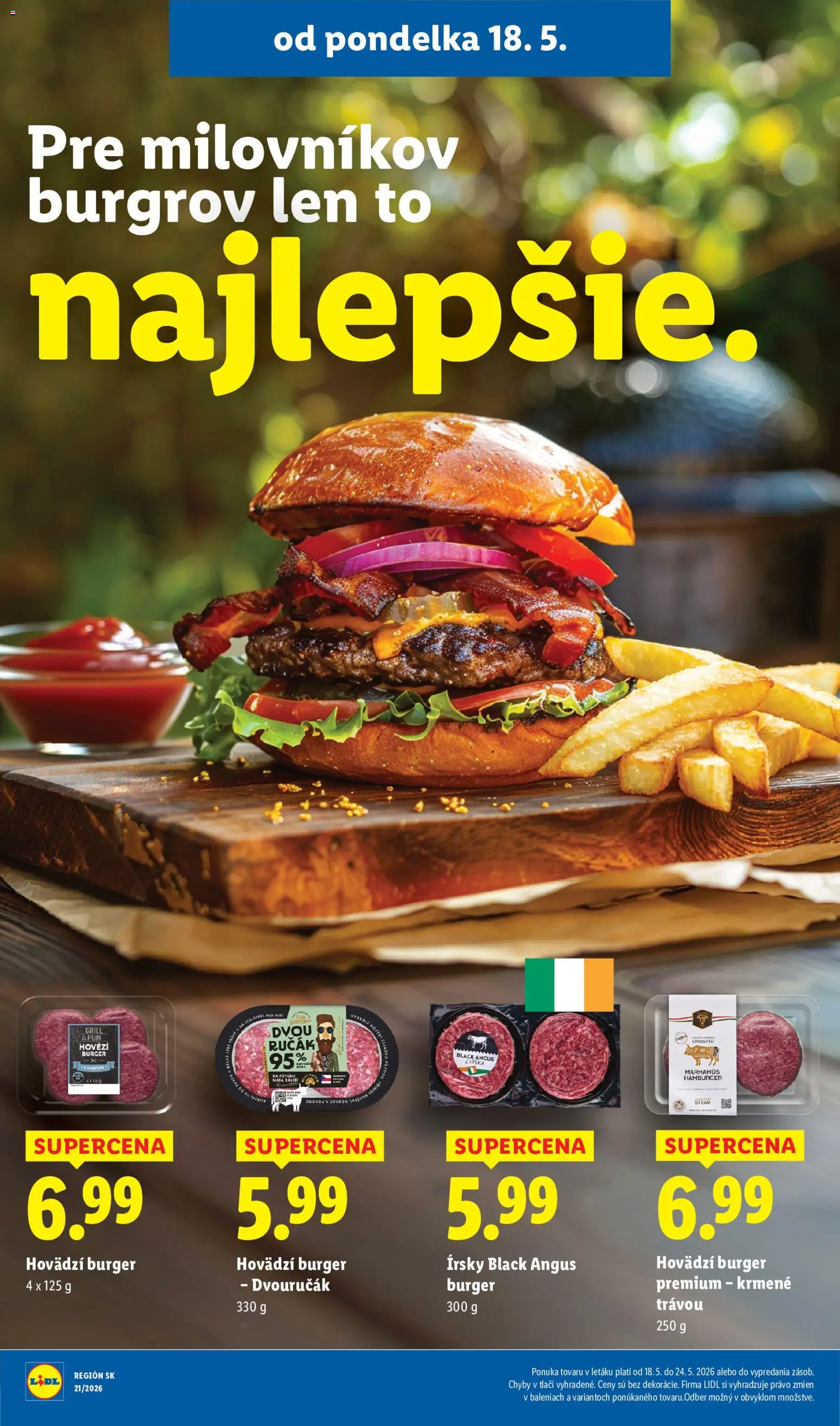 Nové Lidl akcie – leták je platný od 18.05.2026 | Strana: 65 | Produkty: Stôl, Steak