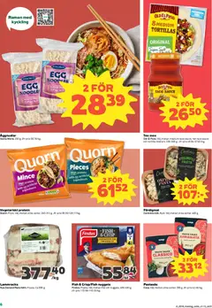 Stora Coop erbjudanden - Förhandsvisning av reklamblad från butik Stora Coop aktuell från 27.04.2026 | Sida: 6 | Produkter: Tortilla, Kycklingfile, Pasta