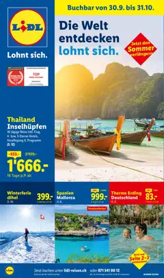 Lidl aktionen Reise-Highlights ab 30.09.2026 gültig