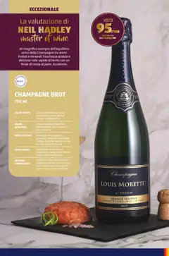 Anteprima del volantino CHAMPAGNE BRUT, 750 ml Champagne Brut Grande Reserve valido a partire dal 12/01/2026 | Pagina: 60 | Prodotti: Brioche, Crema, Pane, Limone