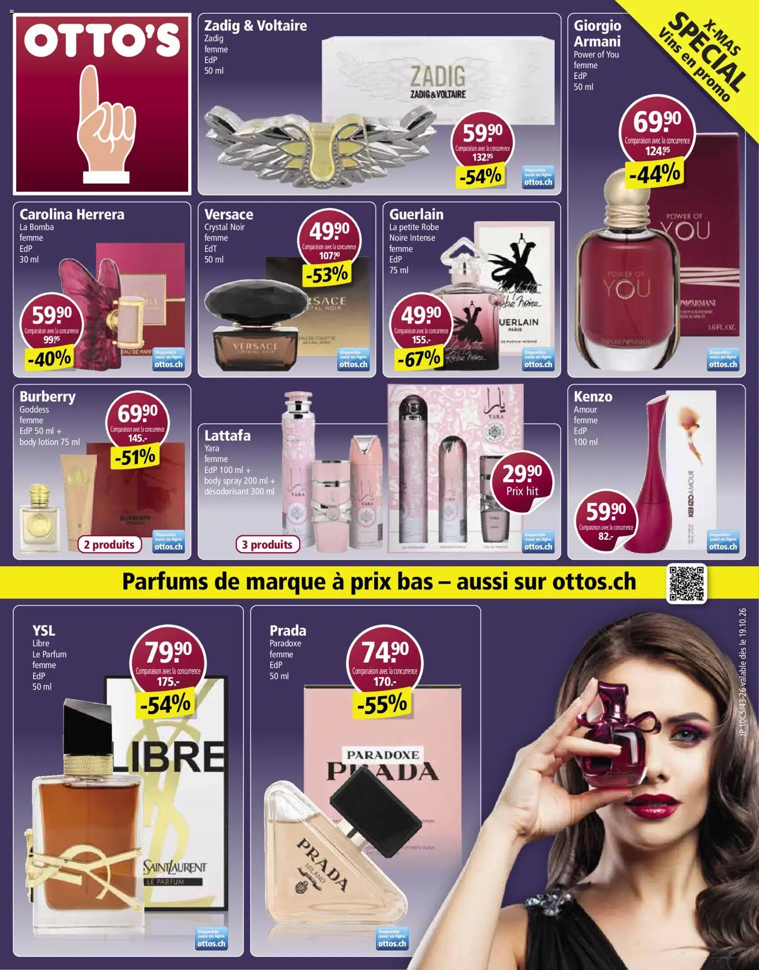 Otto's aktionen Spécial marques – gültig ab 19.10.2026 | Seite: 1 | Produkte: Parfüm, Body Lotion