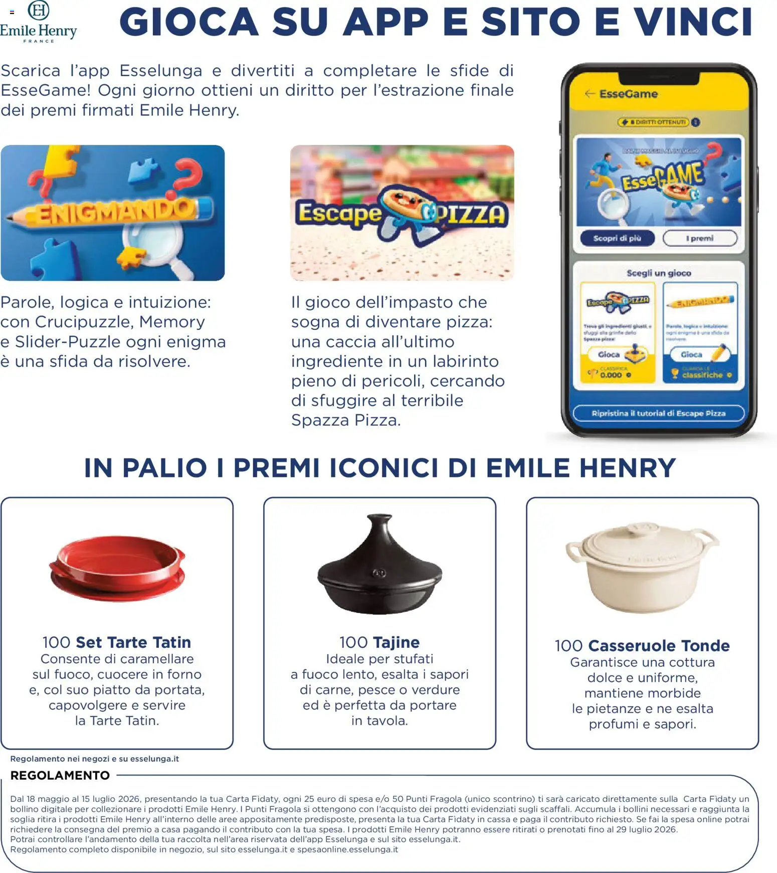 Volantino Esselunga S del 18.05.2026 | Pagina: 4 | Prodotti: Pesce, Verdure, Piatto, Forno