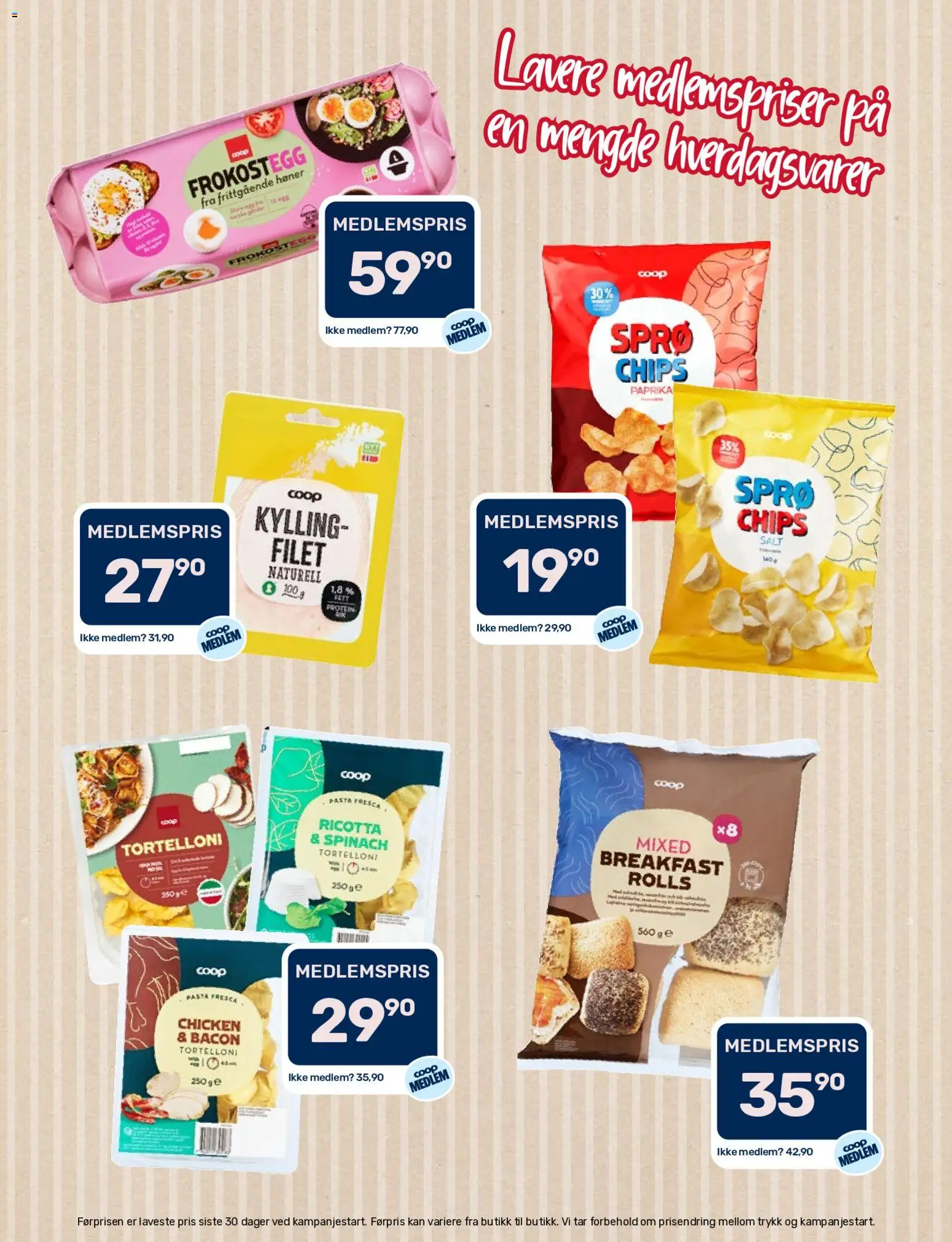 {H1} | Side: 6 | Produkter: Chips, Pasta, Ricotta, Ved