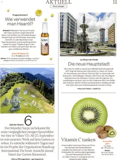 Migros aktionen Magazin ab 23.09.2026 gültig | Seite: 11 | Produkte: Jura, Haaröl, Öl, Kiwi