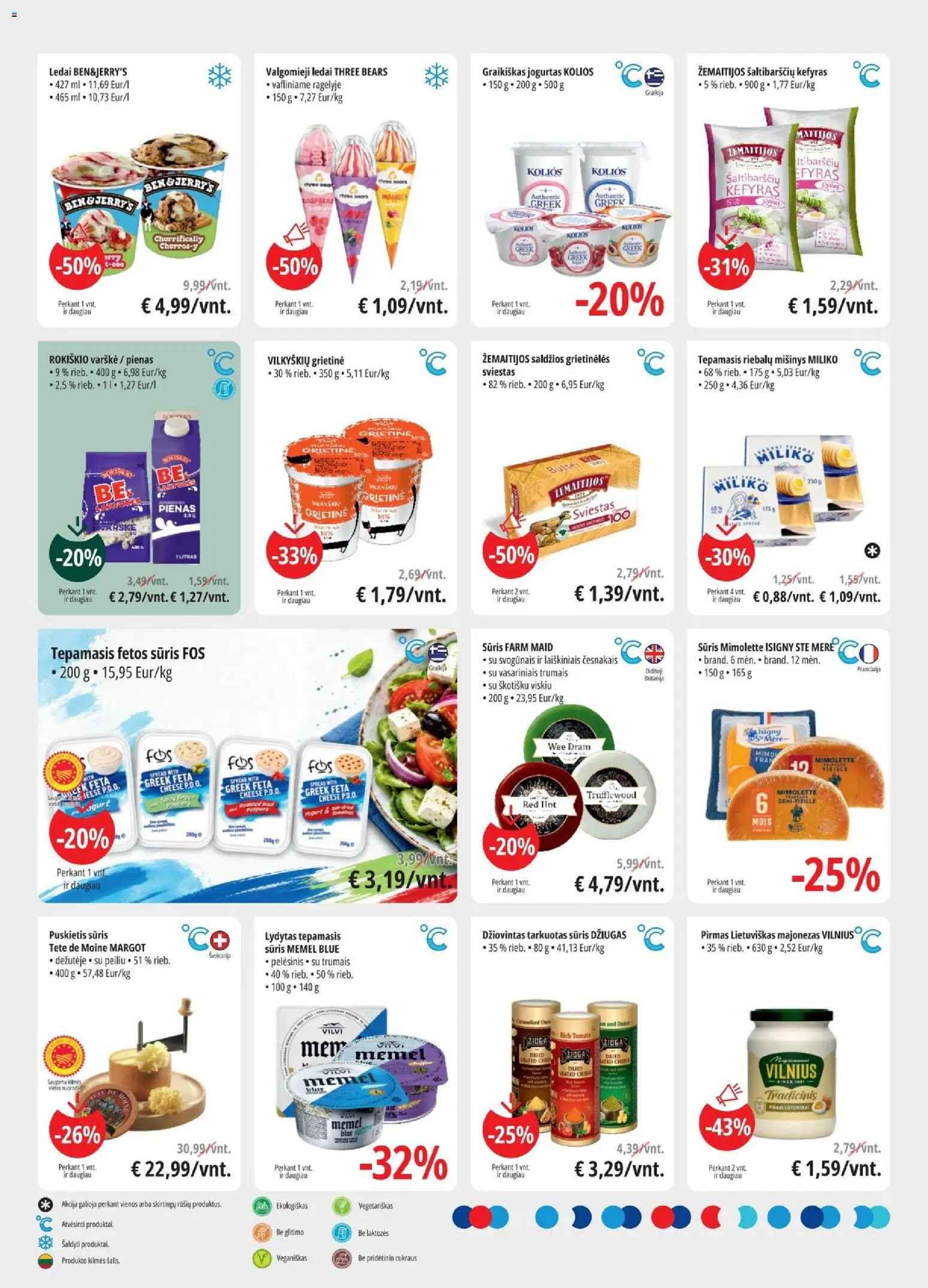 ePromo akcijos nuo 2026.06.30 | Puslapis: 2 | Prekių: Ledai, Jogurtas, Sviestas, Grietinė