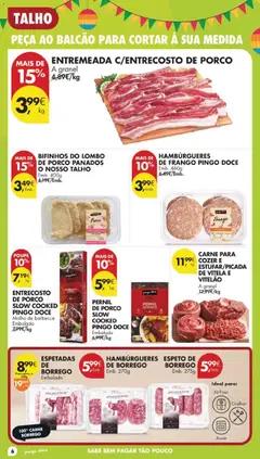 Pré-visualização BIFINHOS DO LOMBO DE PORCO PANADOS O NOSSO TALHO, Emb. 400g válido de 16.06.2026 | Página: 8