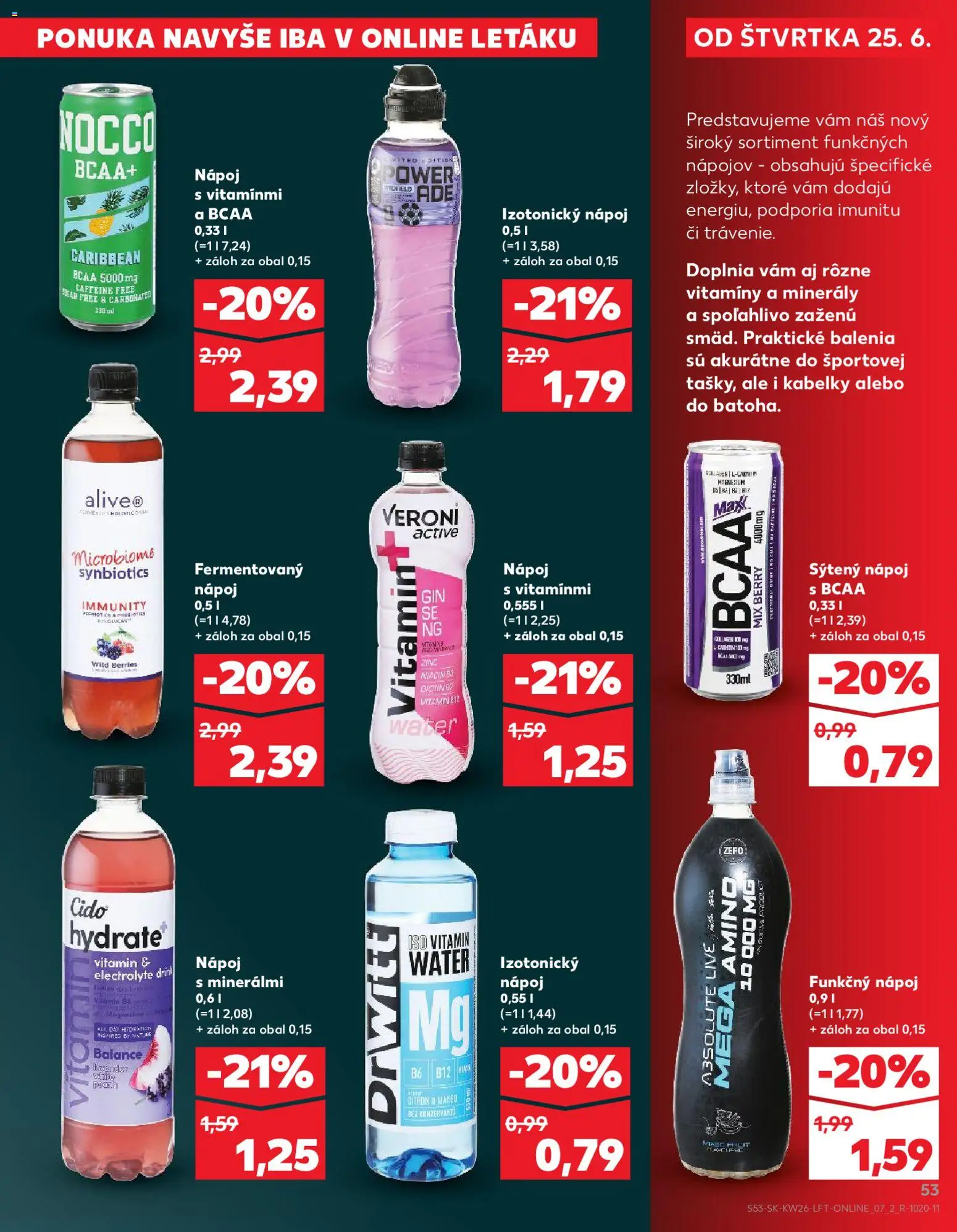 Nové Kaufland akcie – leták je platný od 25.06.2026 | Strana: 53