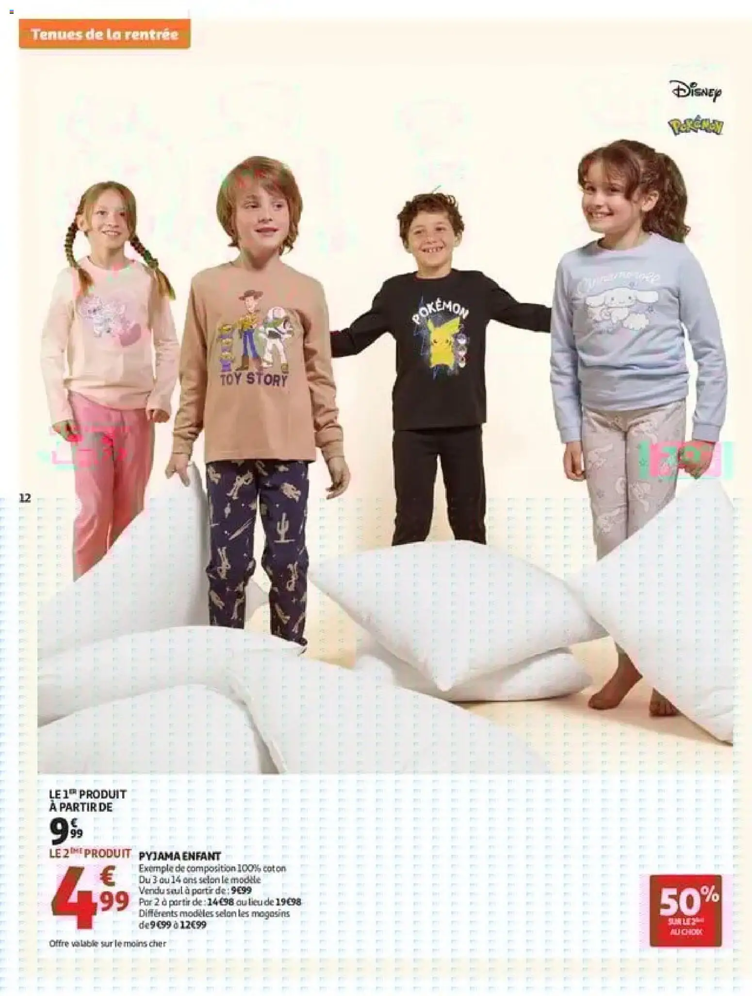 {H1} | Page: 12 | Produits: Coton, Pyjama enfant, Pyjama