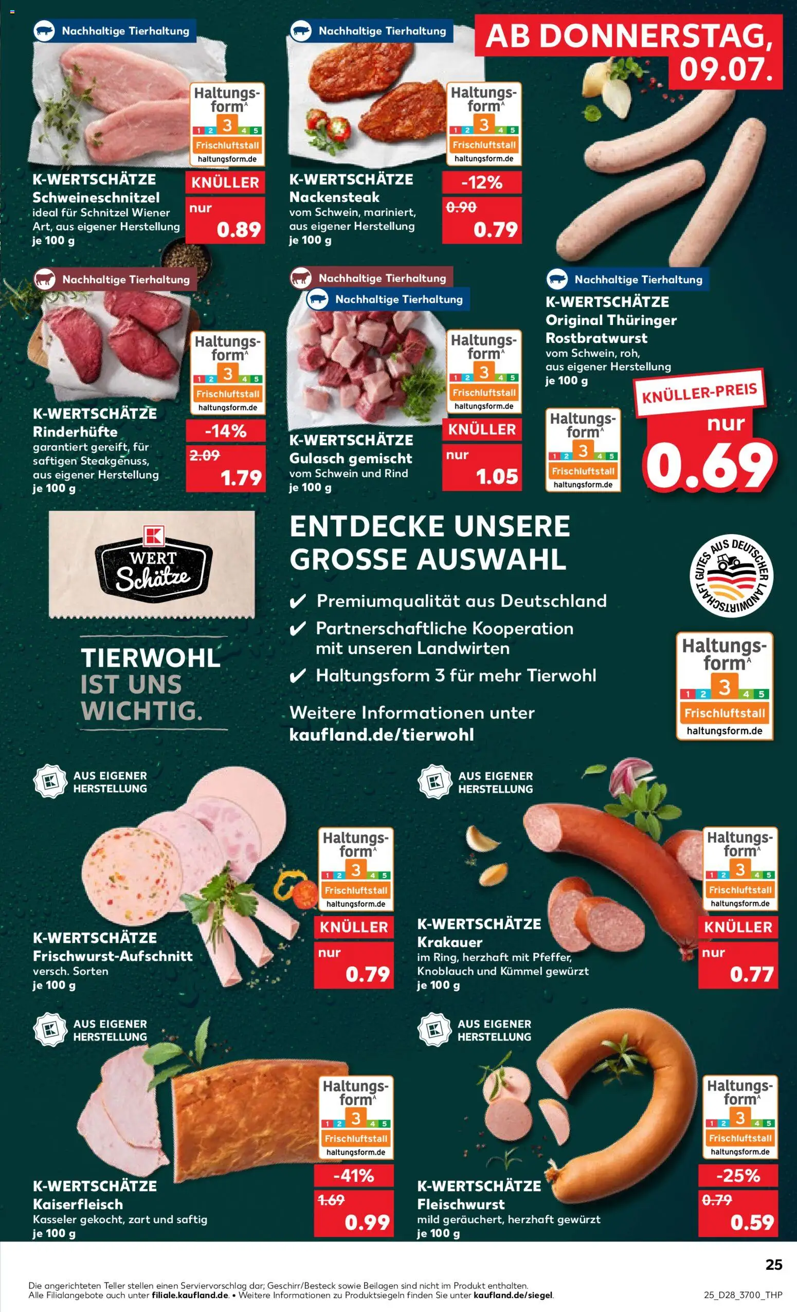 Kaufland Německo leták - Rostock od 09.07.2026 | Strana: 25 | Produkty: Forma