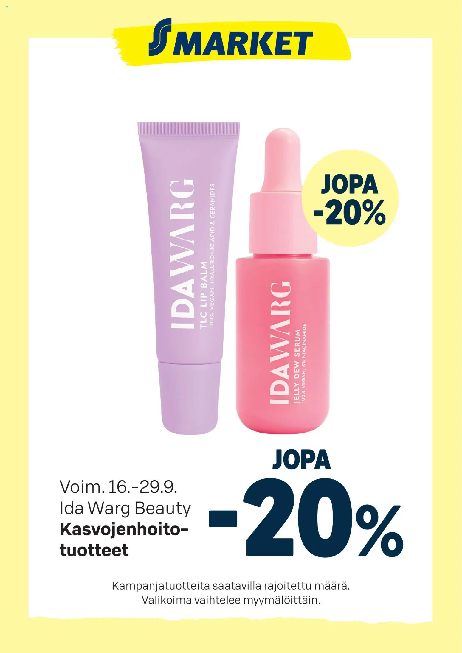 S-market - Ida Warg Beauty – voimassa 16/09/2026 alkaen | Sivu: 1