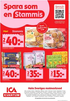 ICA Kvantum erbjudanden - Förhandsvisning av reklamblad från butik ICA Kvantum aktuell från 28/09/2026 | Sida: 10 | Produkter: Såg, Vanilj, Päron, Vetemjöl