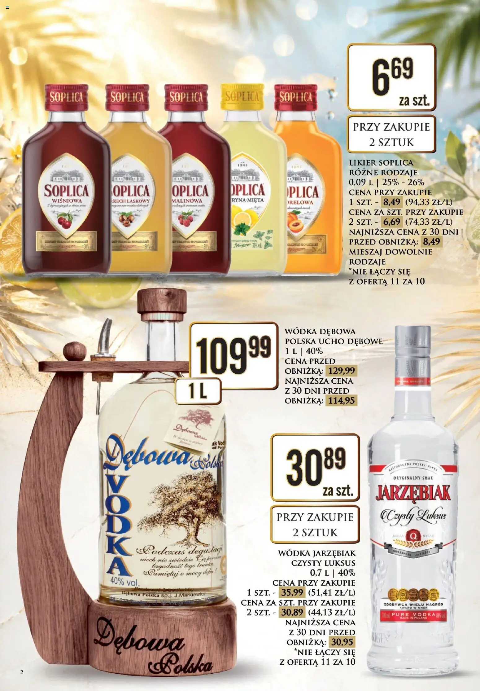 Dino gazetka alkoholowa od 10.07.2026 | Strona: 2 | Produkty: Vodka, Wódka, Wódka jarzębiak
