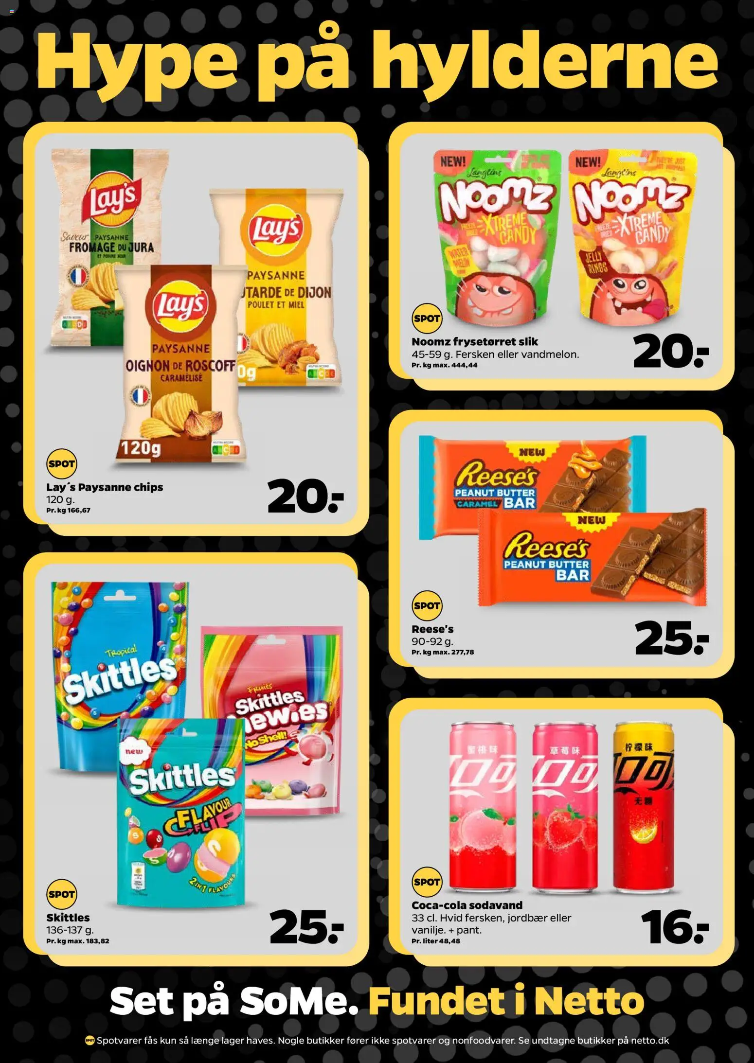 Netto tilbudsavis – gyldig fra 15/08/2026 | Side: 17 | Produkter: Slik, Jordbær, Chips, Sodavand