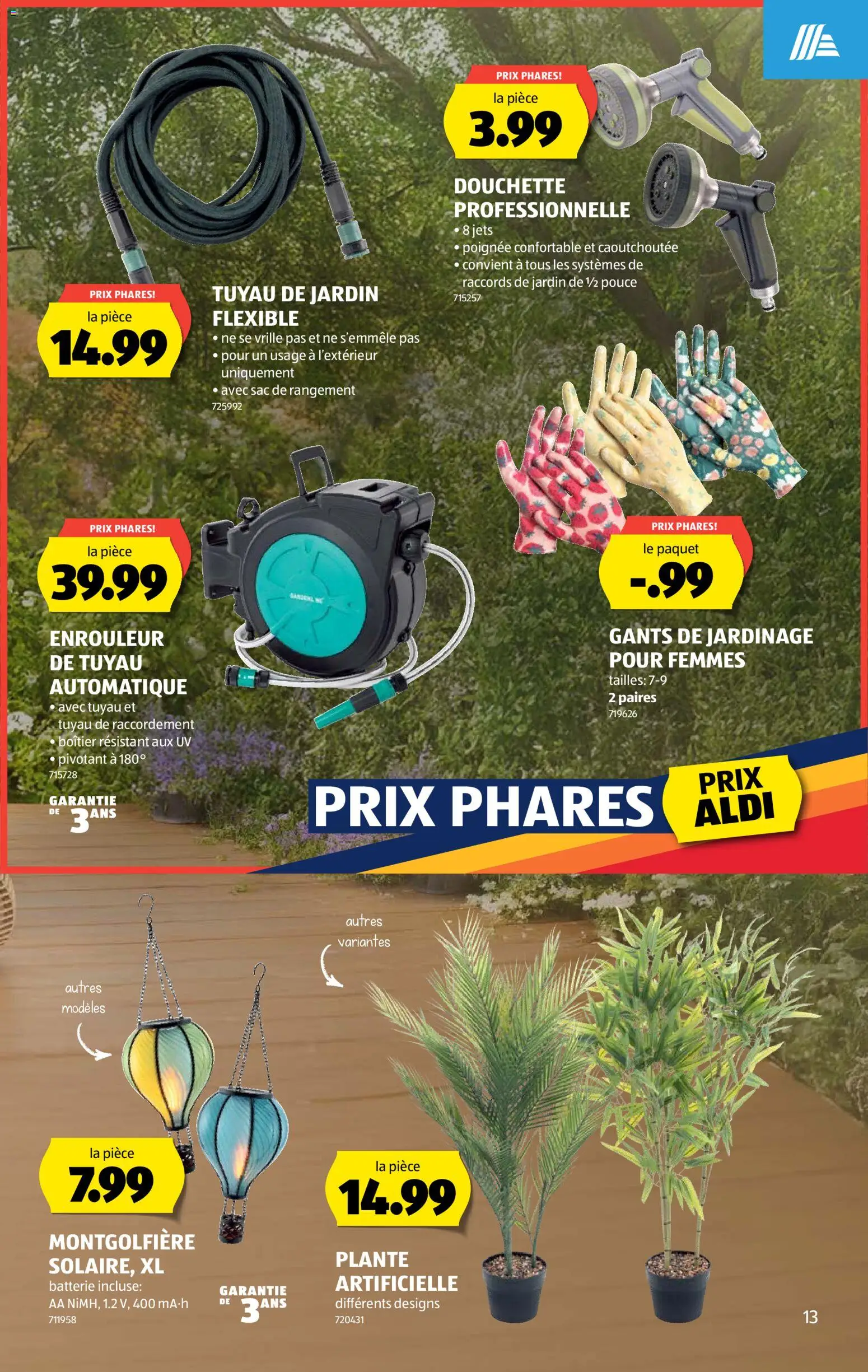 Aldi aktionen FR – gültig ab 16.07.2026 | Seite: 13 | Produkte: Batterie, Hose