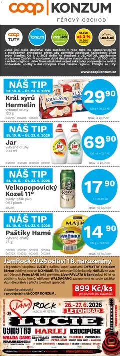 Náhled letáku Konzum leták od 10.06.2026