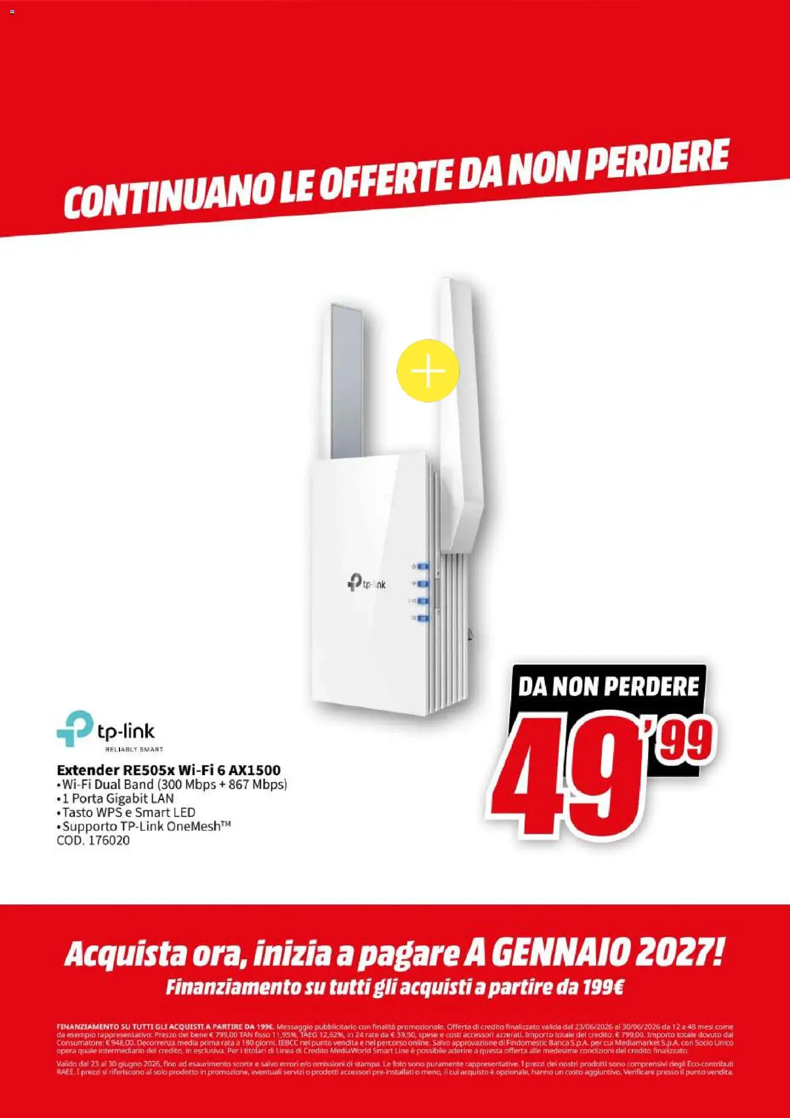 Volantino Media World del 23/06/2026 | Pagina: 22