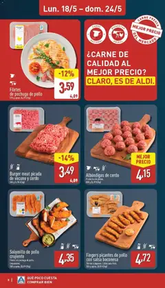 Vista previa Filetes de pechuga de pollo, 570 g aprox. válido desde el 18.05.2026 | Página: 8