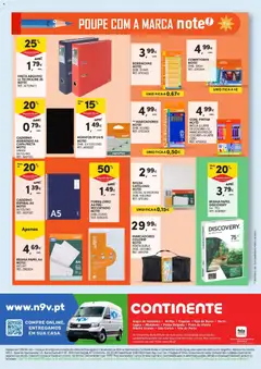 Pré-visualização Continente - Açores Regresso às Aulas válido de 25/08/2026 | Página: 56 | Produtos: Caderno, Bolsa, Cera