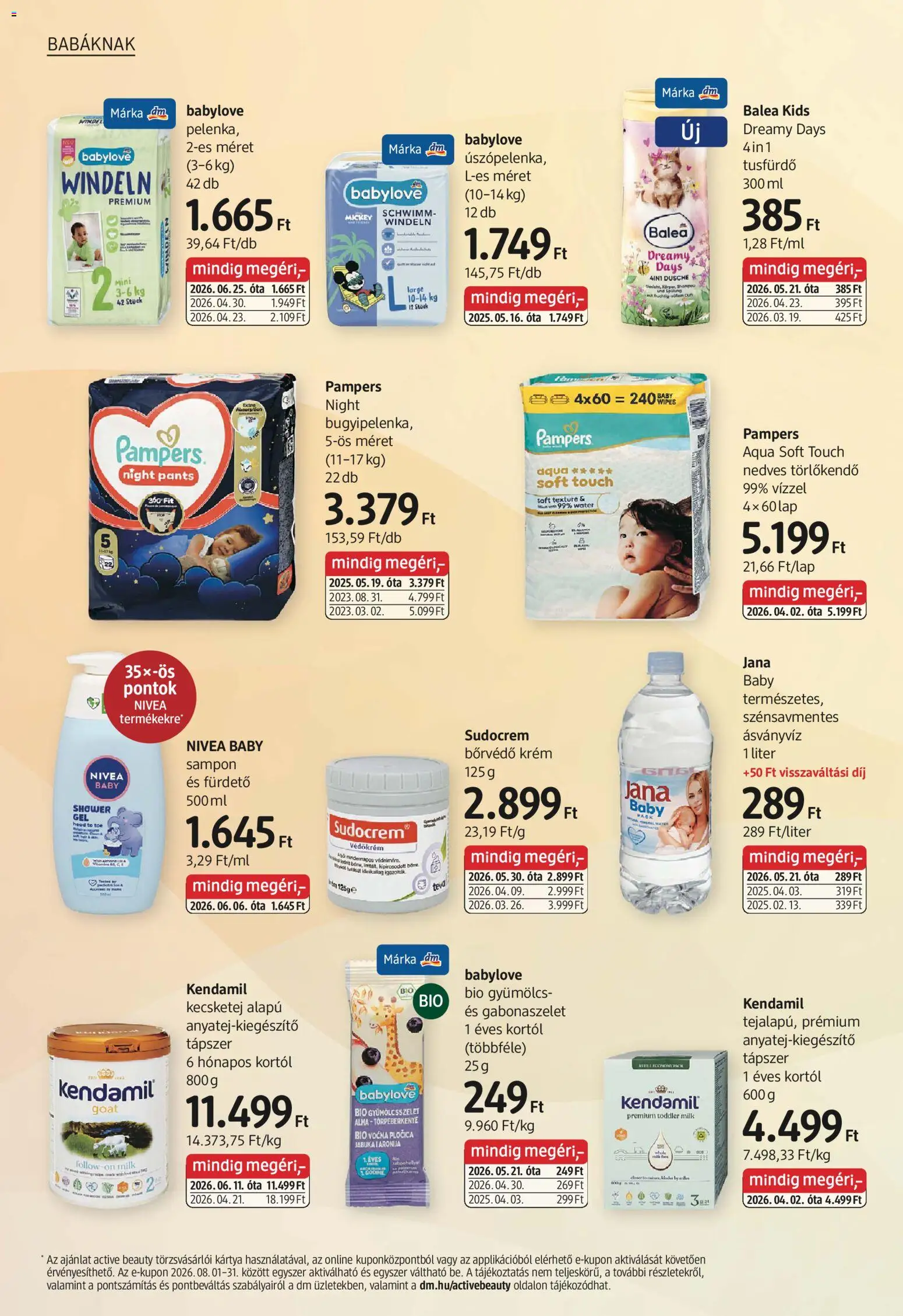 DM Drogerie Markt akciós ujság - amely érvényes a következő dátumtól: 2026.07.30. | Oldal: 14 | Termékek: Gyümölcs, Lap, Sampon, Védőkrém