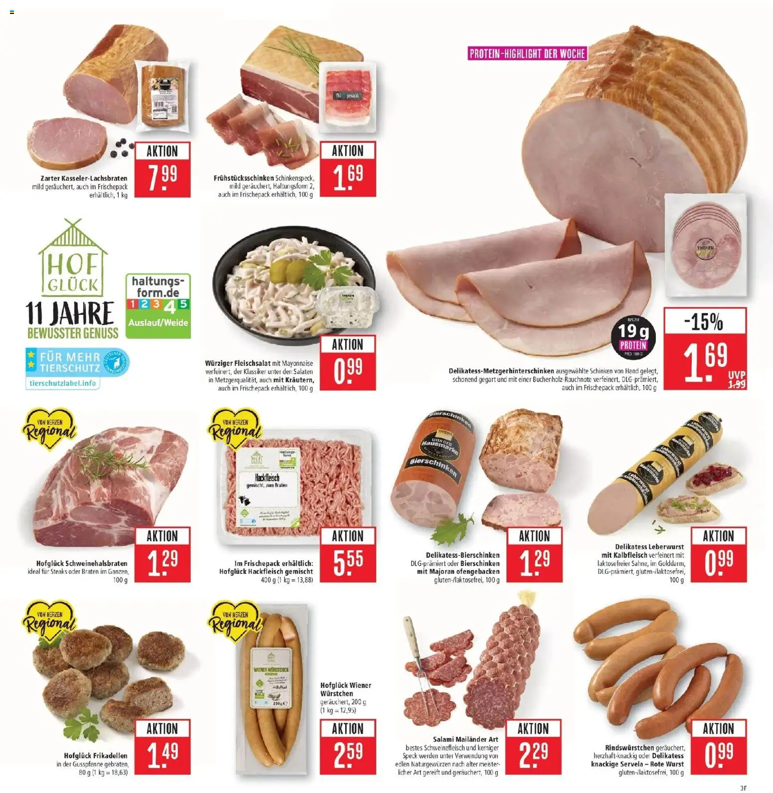 Marktkauf Prospekt Weil Am Rhein (ab 19.10.2026) » Angebote online | Seite: 3 | Produkte: Wiener wurstchen, Salami, Schinken, Hackfleisch