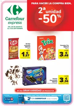 Vista previa Carrefour Express folleto válido desde el 26/08/2026