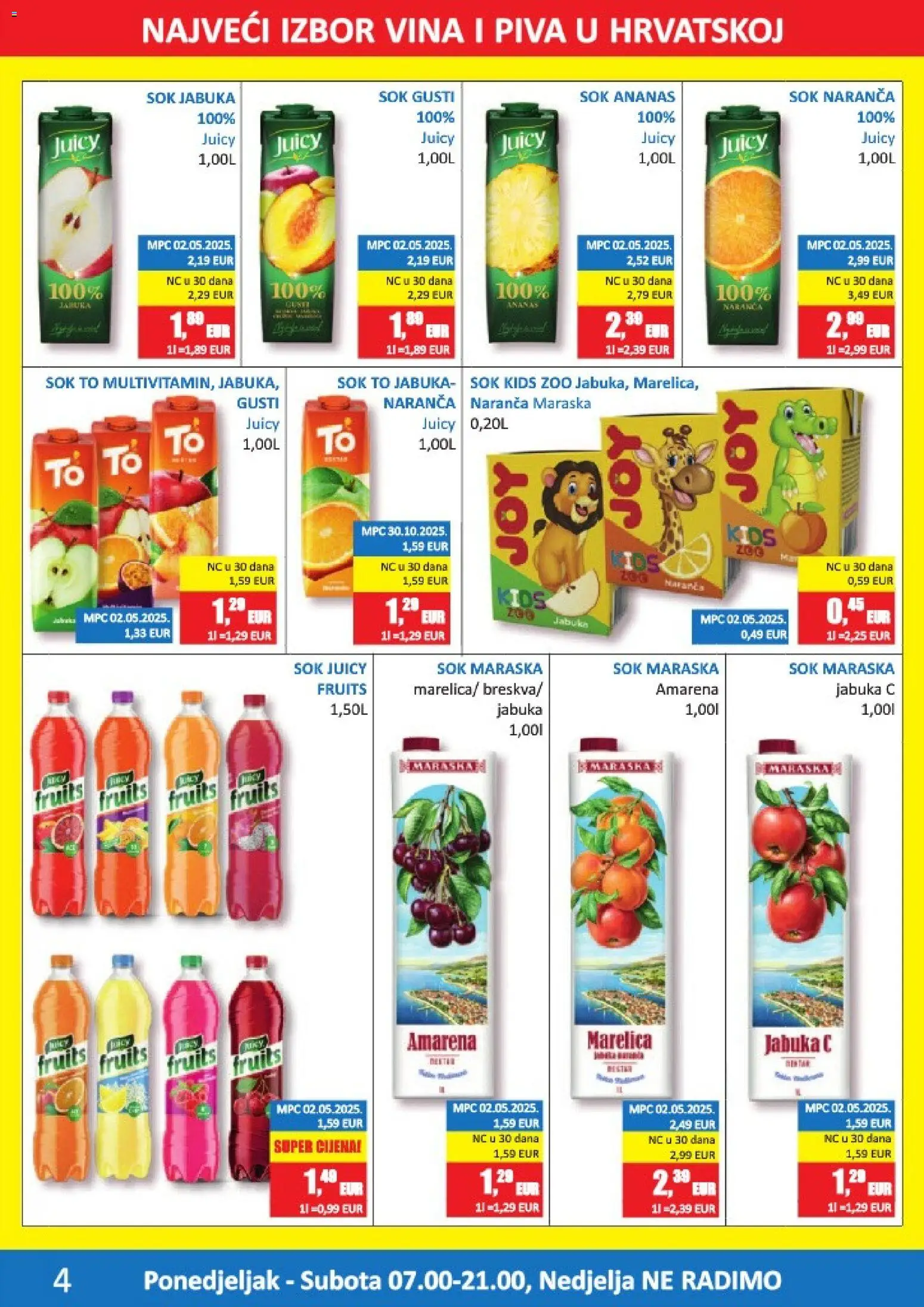 Vrutak katalog | vrijedi od 14.09.2026 | Stranica: 4 | Proizvodi: Sok, Ananas, Jabuka