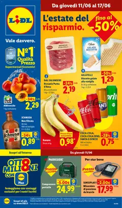 Anteprima del volantino Lidl volantino valido a partire dal 11.06.2026