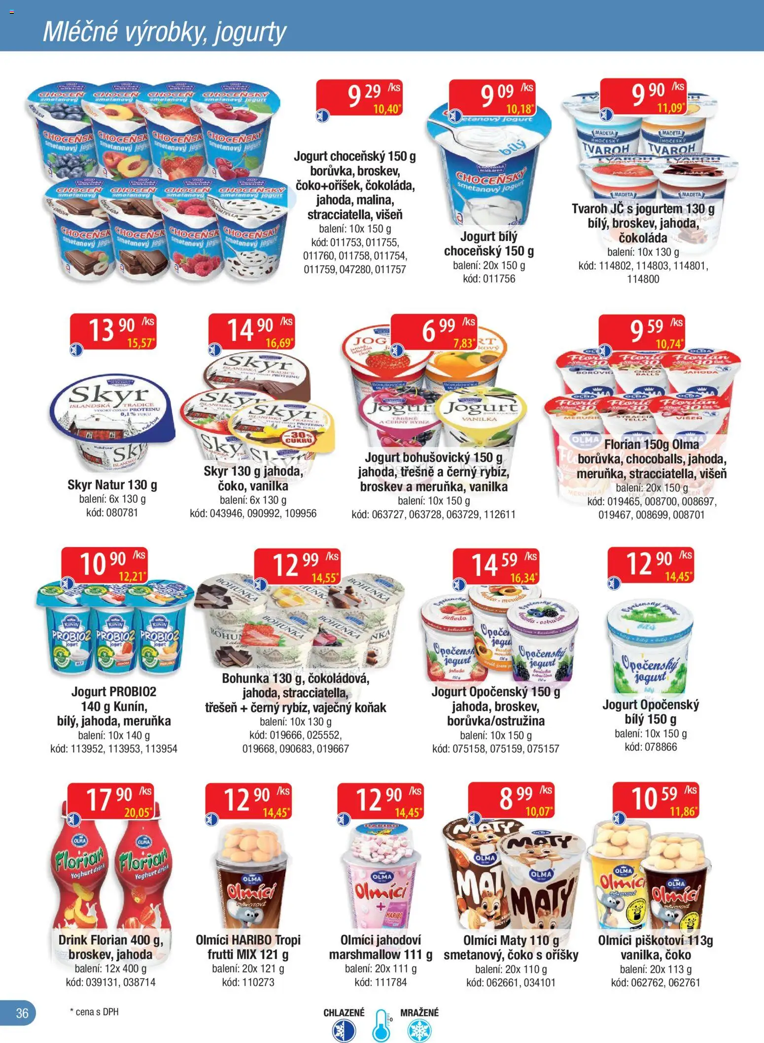 Astur & Qanto leták - Velkoobchod fresh 11/2026 od 01.11.2026 | Strana: 36 | Produkty: Koňak, Smetanový jogurt, Tvaroh, Skyr