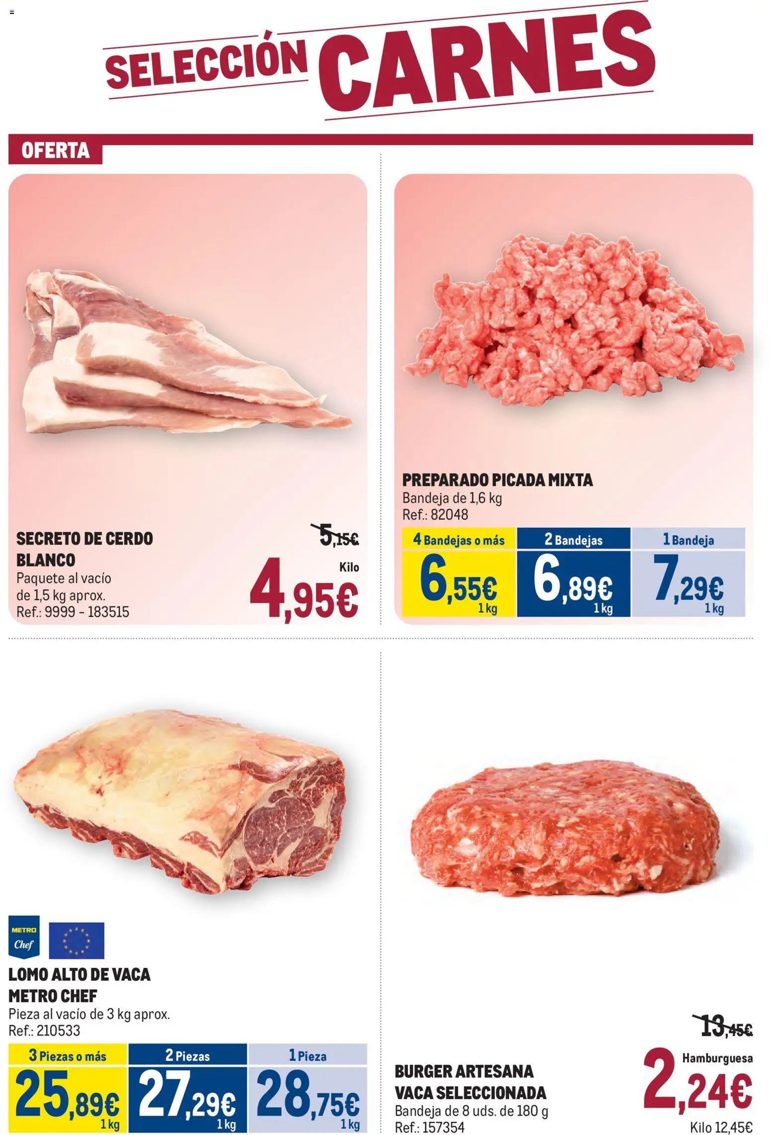 Makro Frescos Barajas - Elche - Bornujos │ válido desde el 25/08/2026 | Página: 2 | Productos: Lomo, Cerdo, Hamburguesa, Bandeja