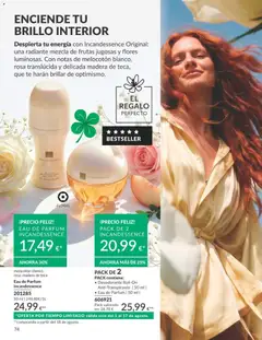 Vista previa Catálogo AVON campaña 8 válido desde el 01/08/2026 | Página: 74 | Productos: Desodorante, Antitranspirante, Té, Eau de parfum
