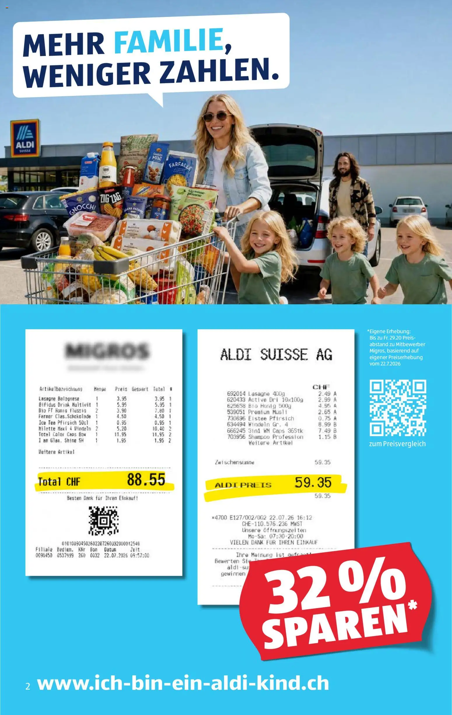 Aldi aktionen – gültig ab 20.08.2026 | Seite: 2 | Produkte: Müsli, Box, Shampoo, Pfirsich