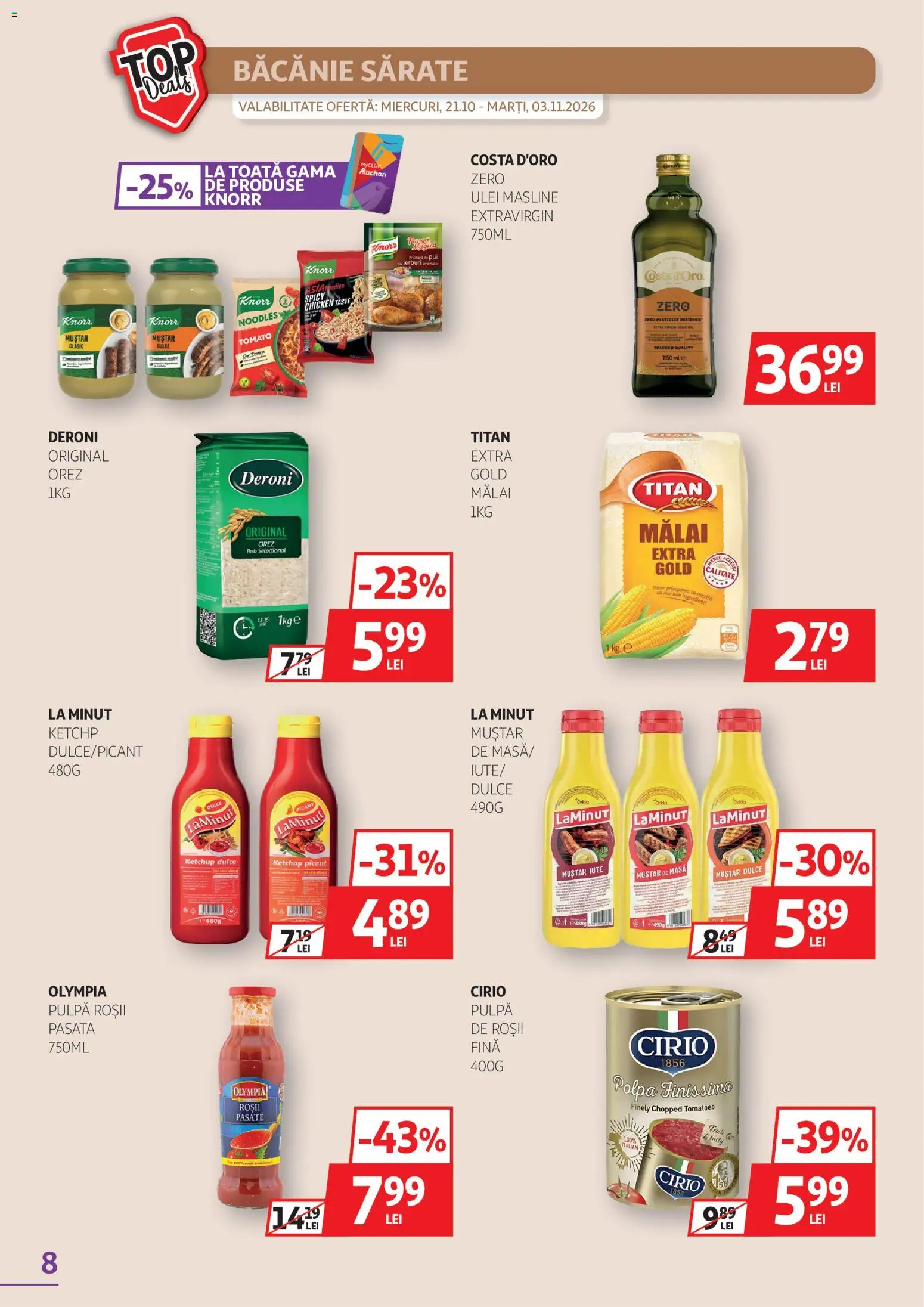 Noul catalog Auchan – valabil de la 21.10.2026 | Pagină: 8