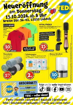 TEDi Prospekt Lübeck ab 15.10.2026 gültig