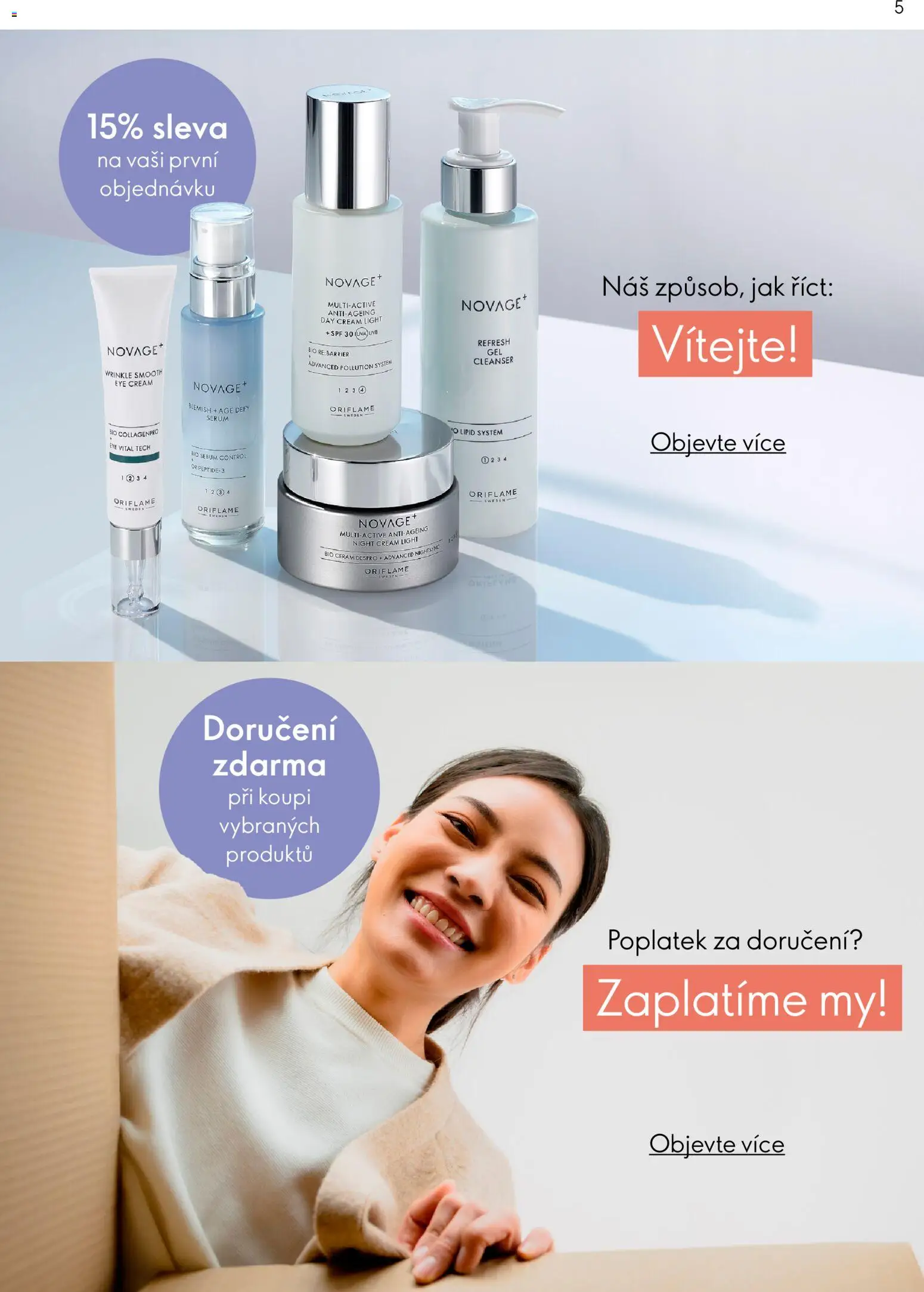 Oriflame katalog Plán odměn pro zákazníky od 21.07.2026 | Strana: 5 | Produkty: Sérum