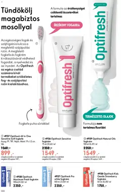 Katalógus Oriflame 2026/10 - amely érvényes a következő dátumtól: 2026.07.08. | Oldal: 130 | Termékek: Fogkrém, Fogkefe