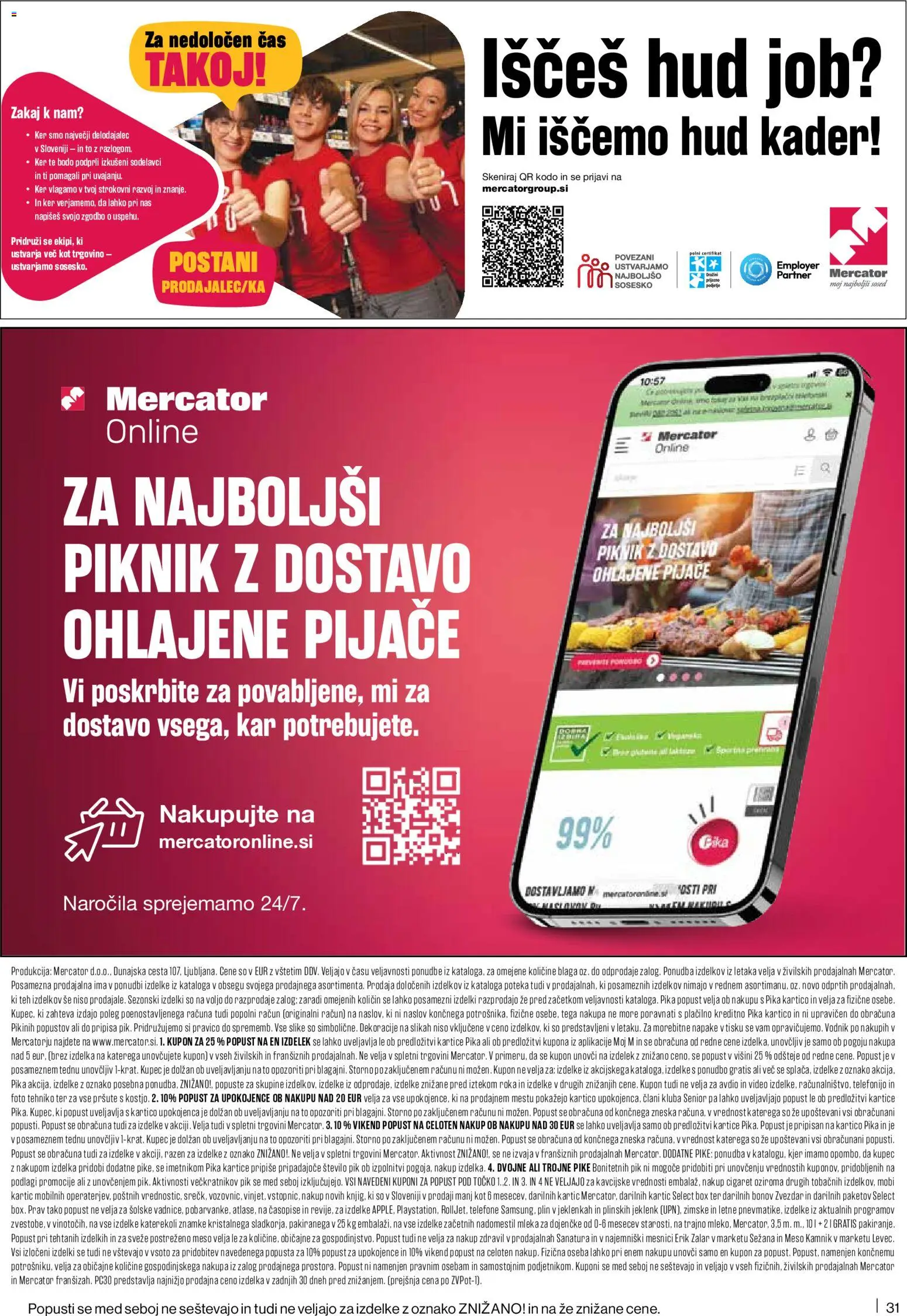 Novi Mercator katalog ponudbe – veljaven od 07.05.2026 | Stran: 31 | Izdelki: Video