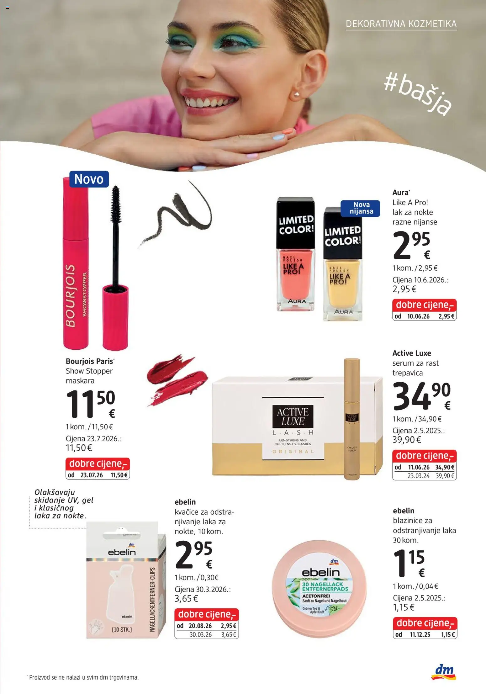 DM katalog | vrijedi od 01.09.2026 | Stranica: 35 | Proizvodi: Maskara, Lak za nokte