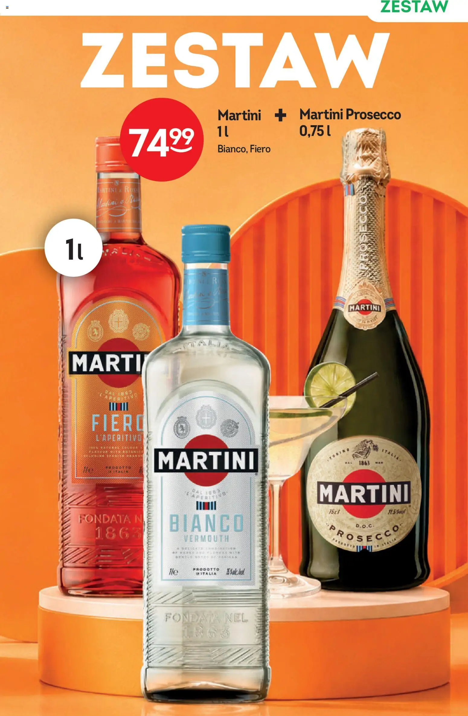Żabka gazetka - Katalog win od 02.09.2026 | Strona: 13 | Produkty: Martini, Martini prosecco, Vermouth, Prosecco