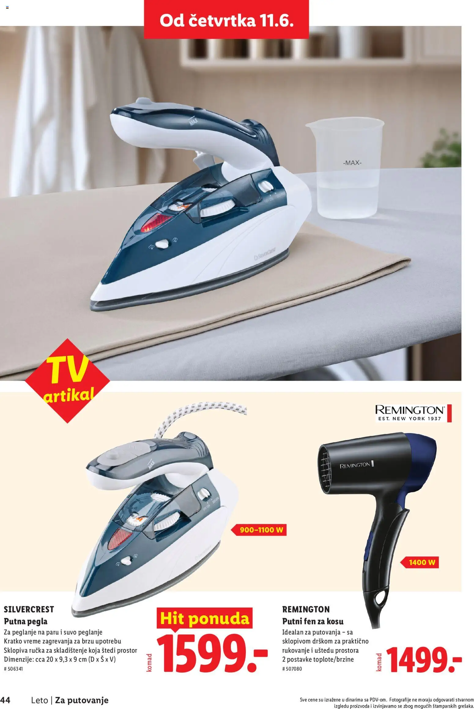 Lidl katalog - važi od 28.05.2026 | Strana: 44 | Proizvode: Pegla, Silvercrest, Fen