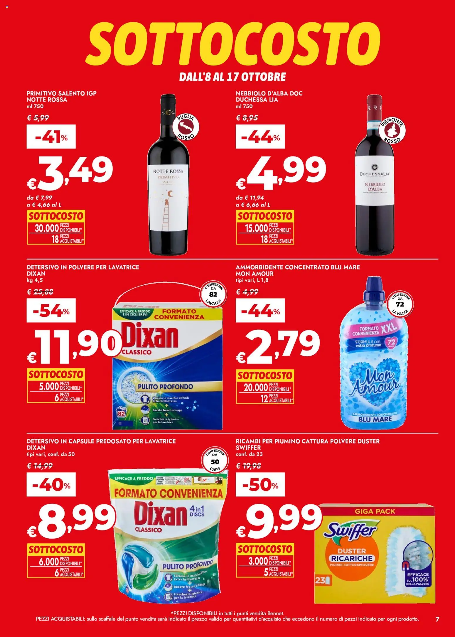 Volantino bennet del 08/10/2026 | Pagina: 7