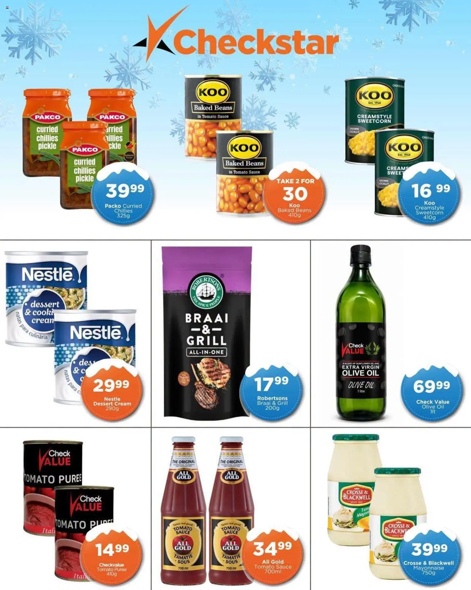 New Check Star catalogue – valid from 24/08/2026 | Page: 3 | Products: Beans, Grill, Oil, Extra virgin olive oil