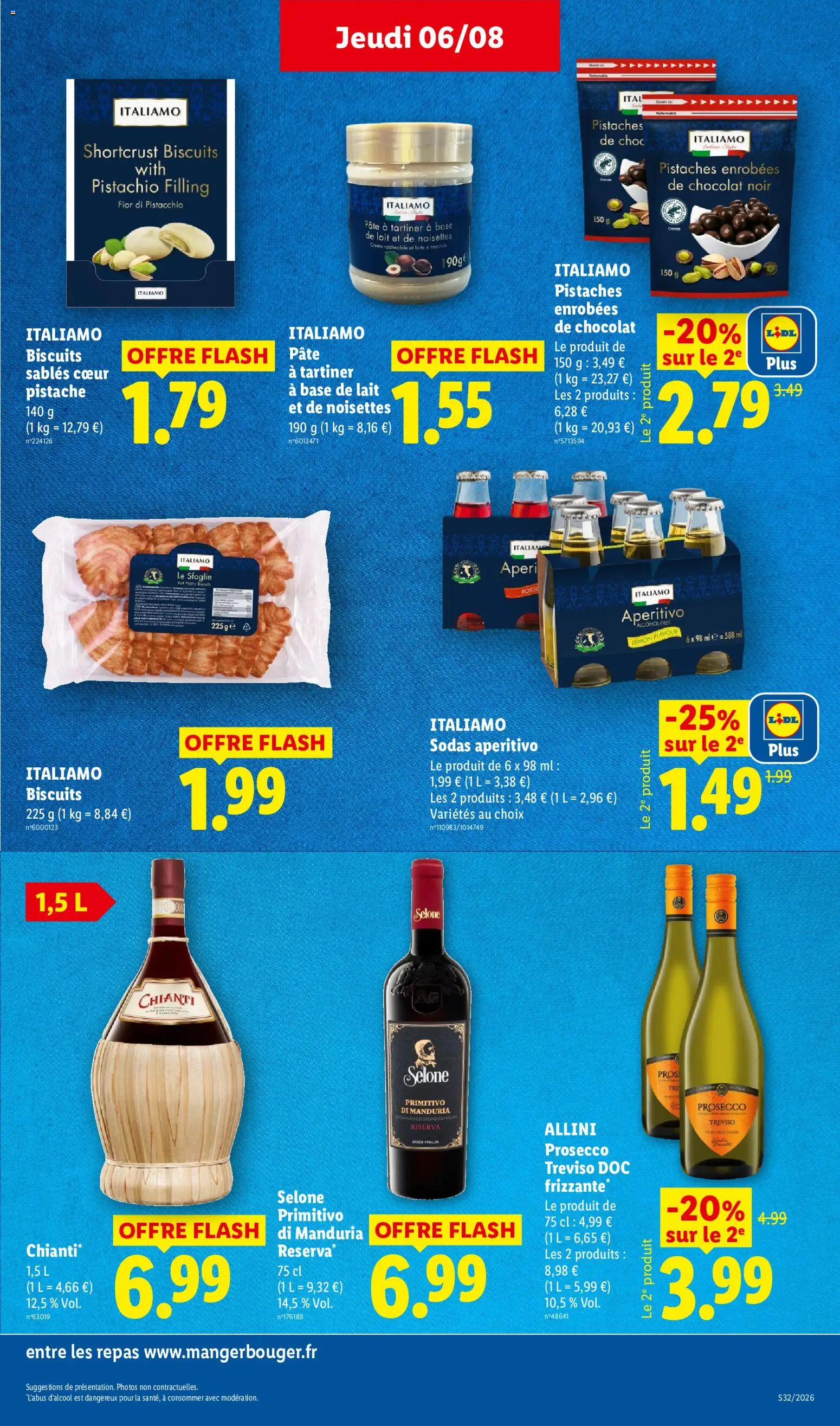 {H1} | Page: 27 | Produits: Allini prosecco treviso doc frizzante, Chianti, Prosecco, Chocolat