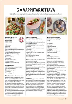 K-Citymarket-mainoslehti voimassa 25.03.2026 alkaen | Sivu: 29 | Tuotteet: Makkara, Parsakaali, Öljy, Punasipuli