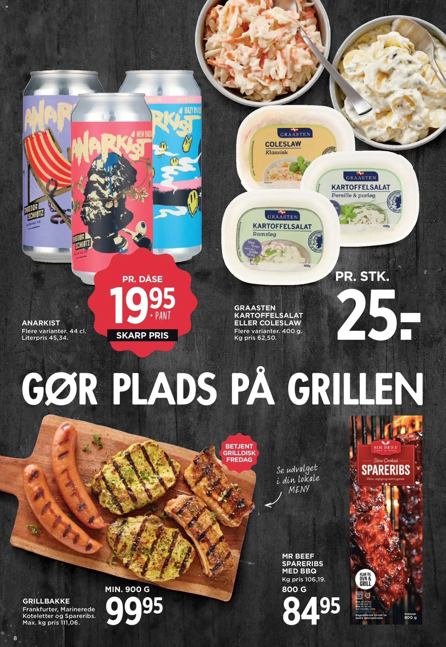 Meny tilbudsavis – gyldig fra 19.06.2026 | Side: 10 | Produkter: Kartoffelsalat, Koteletter, Spareribs, Persille