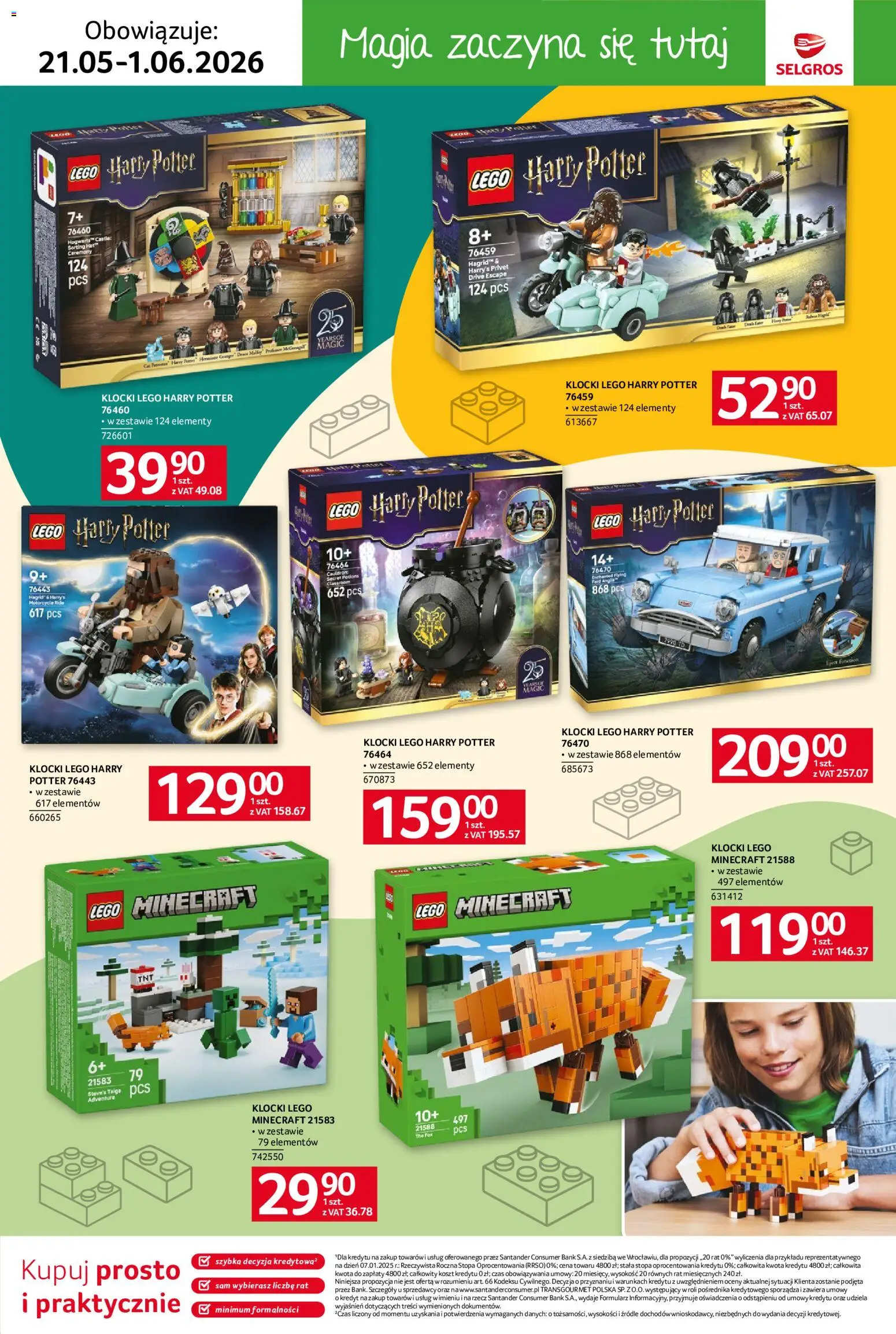 Selgros cash&carry gazetka - Dzień Dziecka od 21.05.2026 | Strona: 11 | Produkty: Lego, Klocki Lego