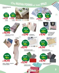 Anteprima del volantino Galassia volantino Rinnoviamo La Casa valido a partire dal 07/09/2026 | Pagina: 3 | Prodotti: Spugna, Asciugamano, Strofinacci, Bagno