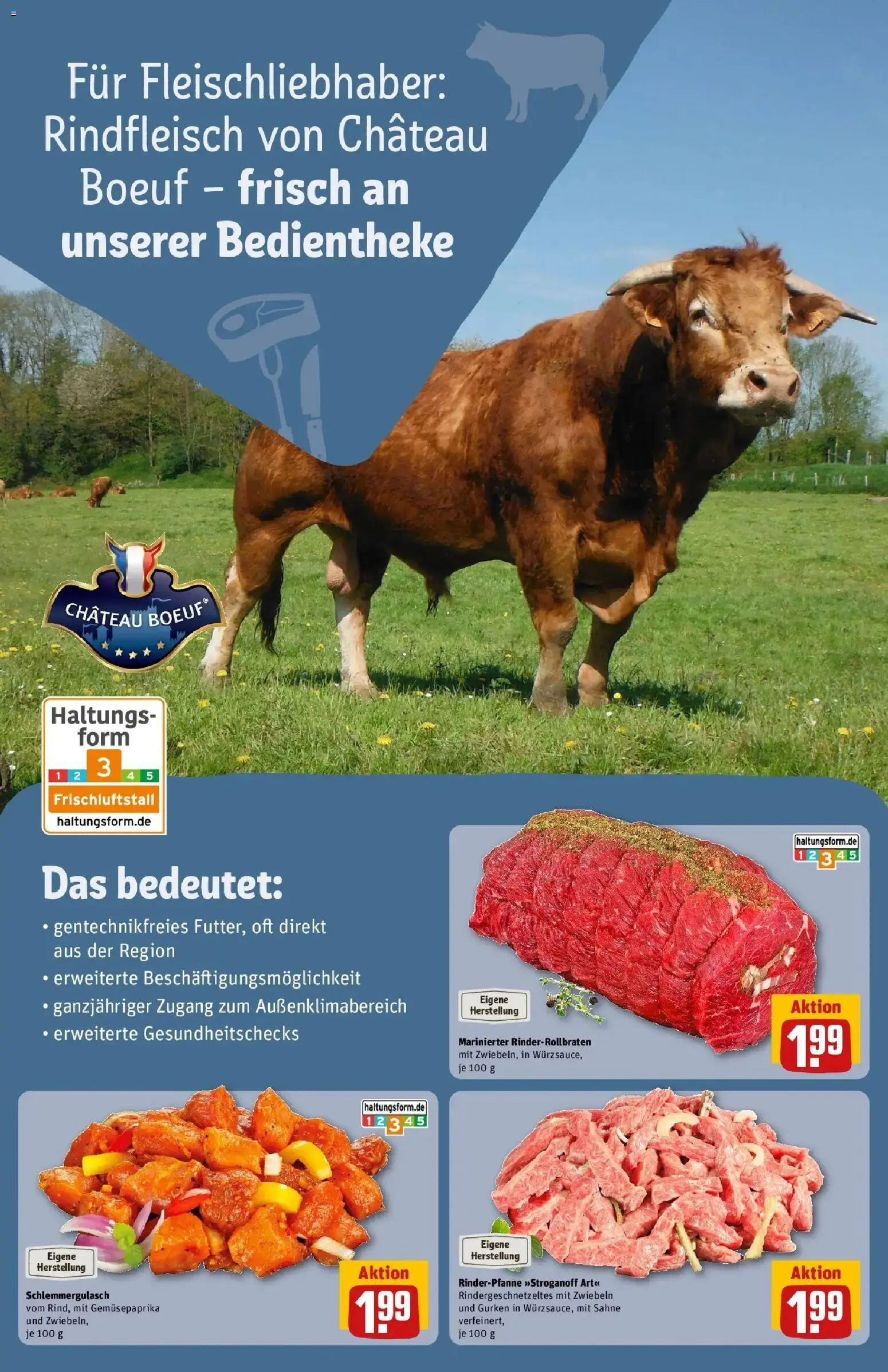 REWE Prospekt ab 26.10.2026 zum Blättern » Angebote | Seite: 13 | Produkte: Zwiebeln, Rindfleisch, Sahne, Gurken