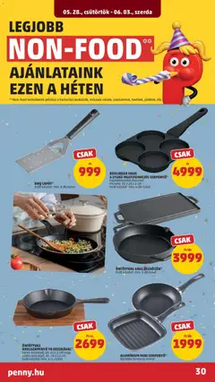 ÖNTÖTTVAS GRILL ESZKÖZÖK*, bolti készlet: min. 5 db/üzlet - amely érvényes a következő dátumtól: 28.05.2026 | Oldal: 34