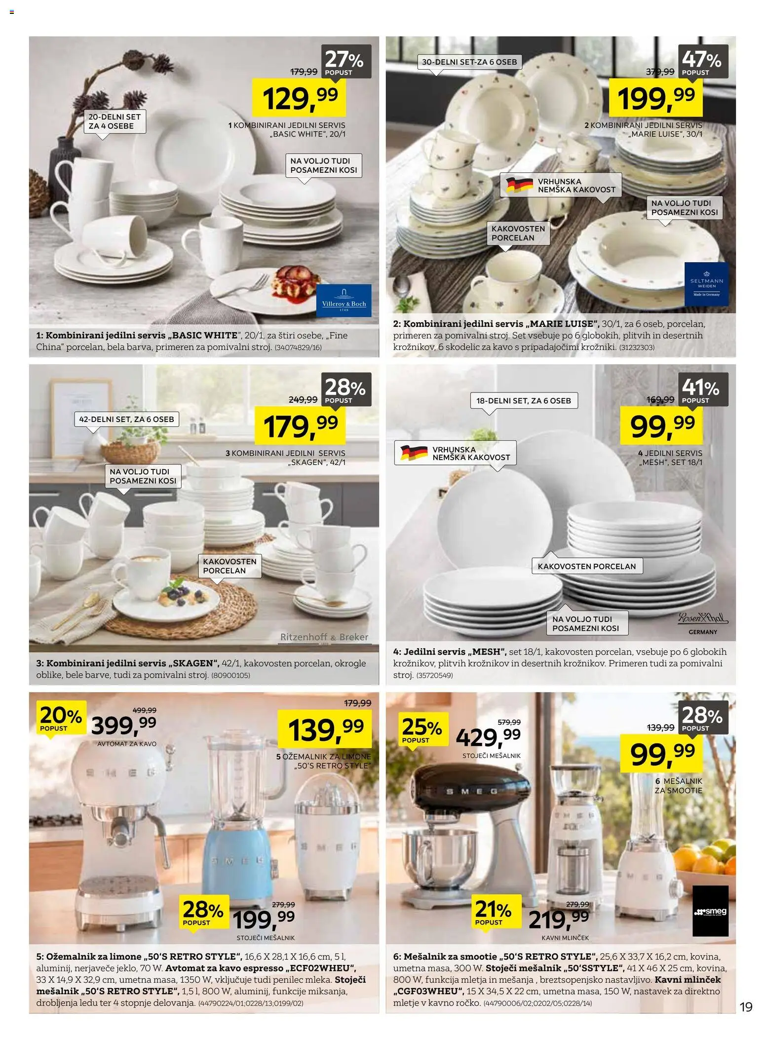 Novi XXXL Lesnina katalog ponudbe – veljaven od 01.06.2026 | Stran: 19 | Izdelki: Mesalnik
