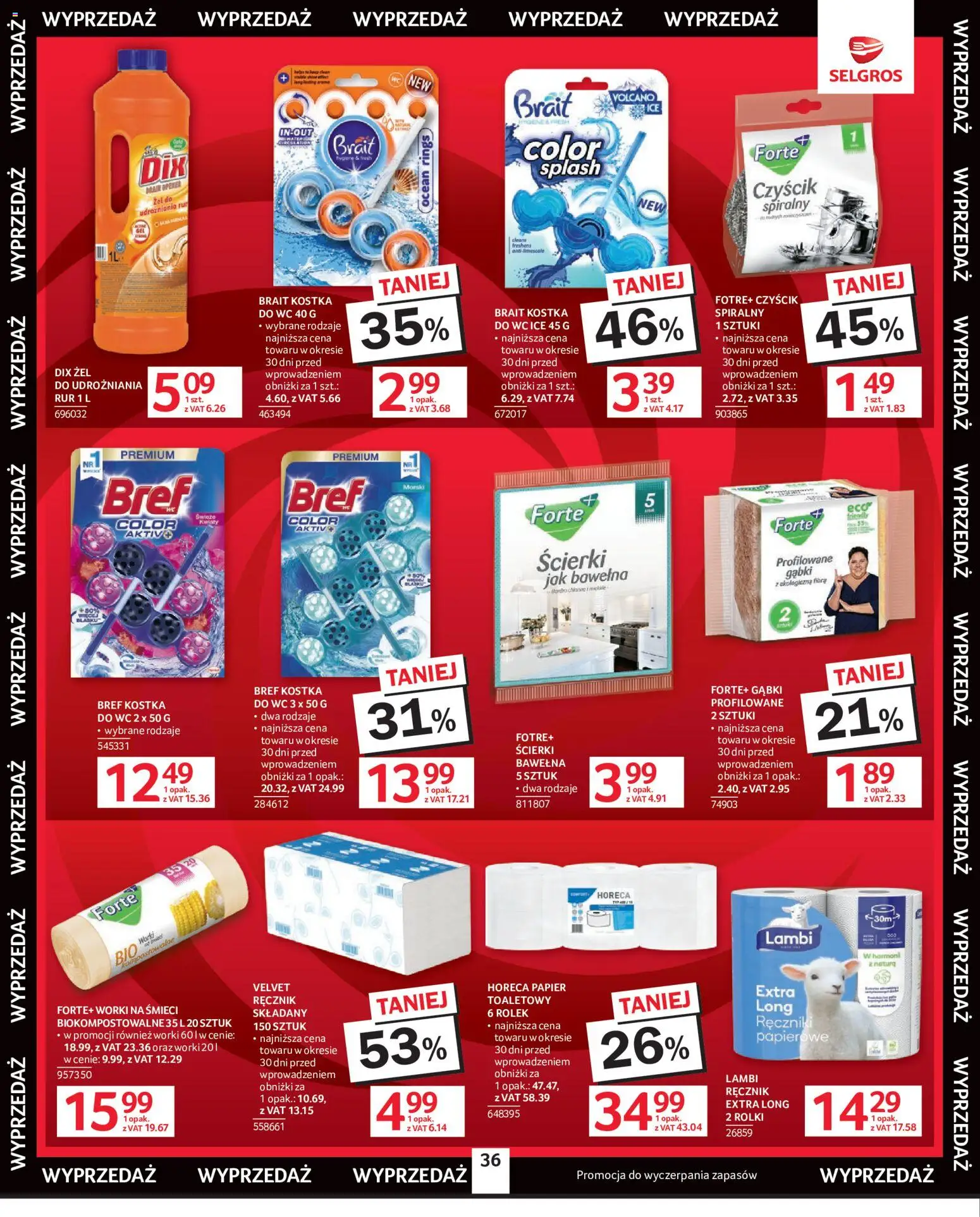 Selgros cash&carry gazetka od 07.05.2026 | Strona: 33 | Produkty: Rolki